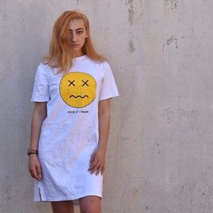 heck if I know t-shirt dress